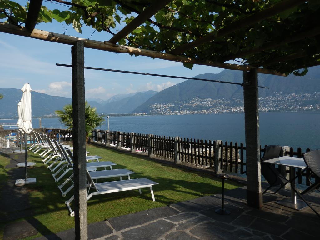 Luxerioeses Apartment 52 Viralago Mit Privatstrand Gambarogno Экстерьер фото
