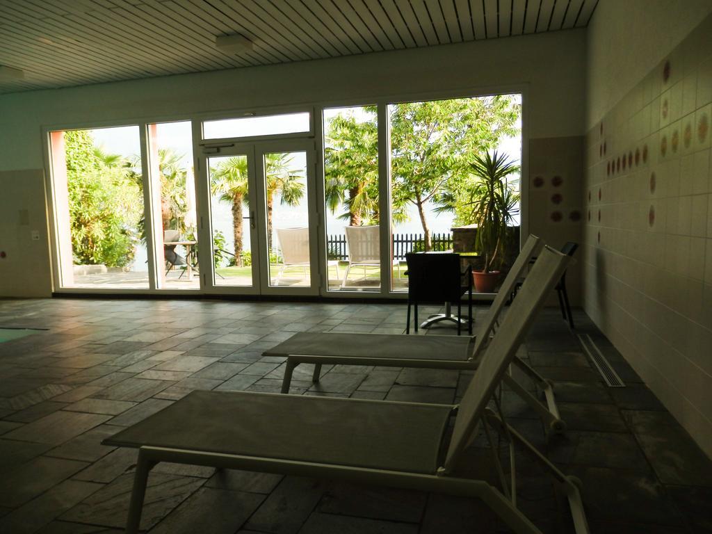 Luxerioeses Apartment 52 Viralago Mit Privatstrand Gambarogno Экстерьер фото